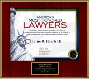 Americas's Most Honored Lawyers Award