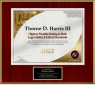 Thorne D. Harris III Award 2022