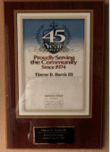 Thorne D. Harris III Award 2019